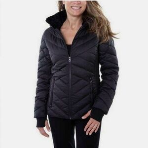 Nautica Women's Black Puffer Jacket